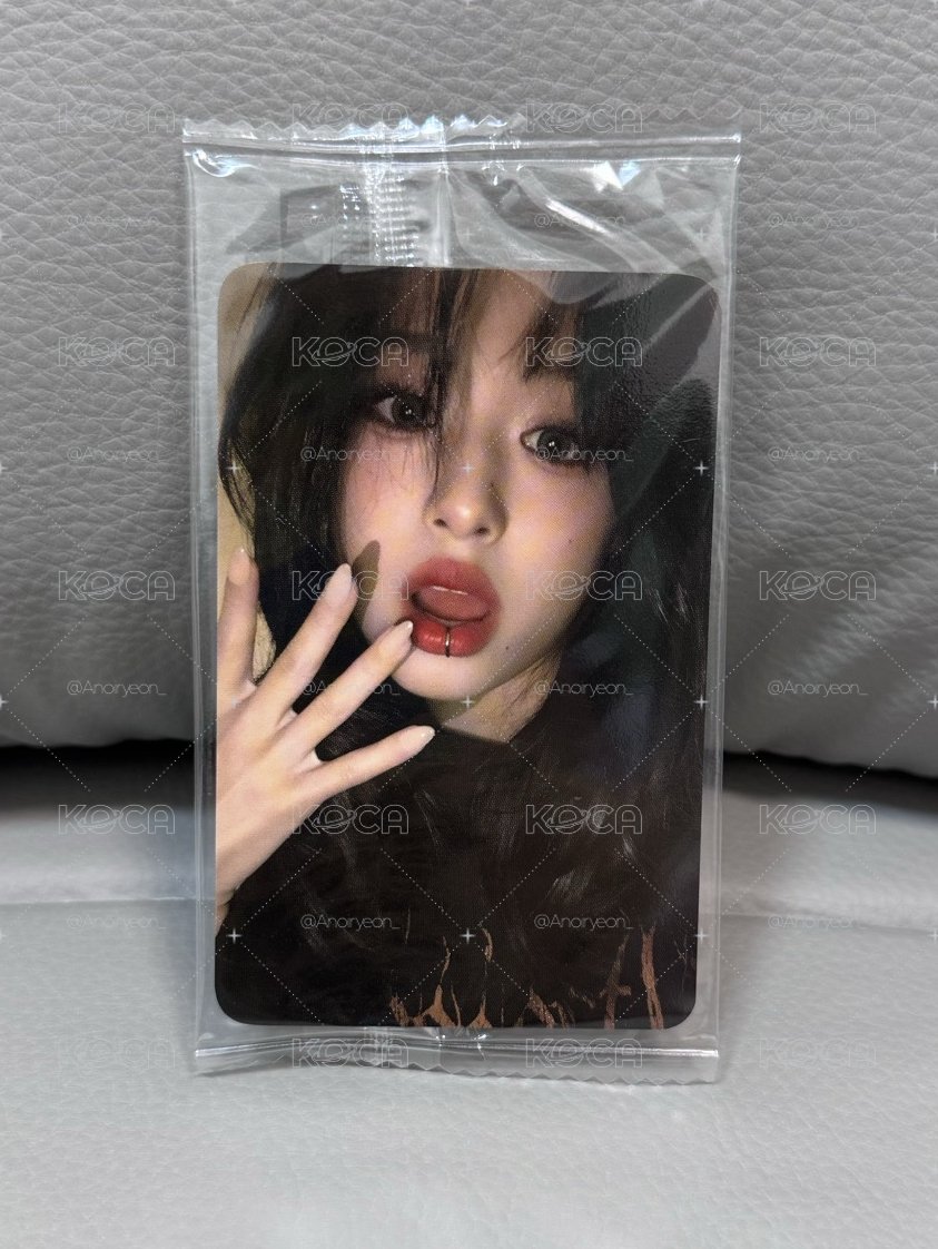 ˚⊹ᡣ𐭩BABYMONSTER 寶怪 AHYEON 춤 (CHOOM) k4 線上 簽售卡 