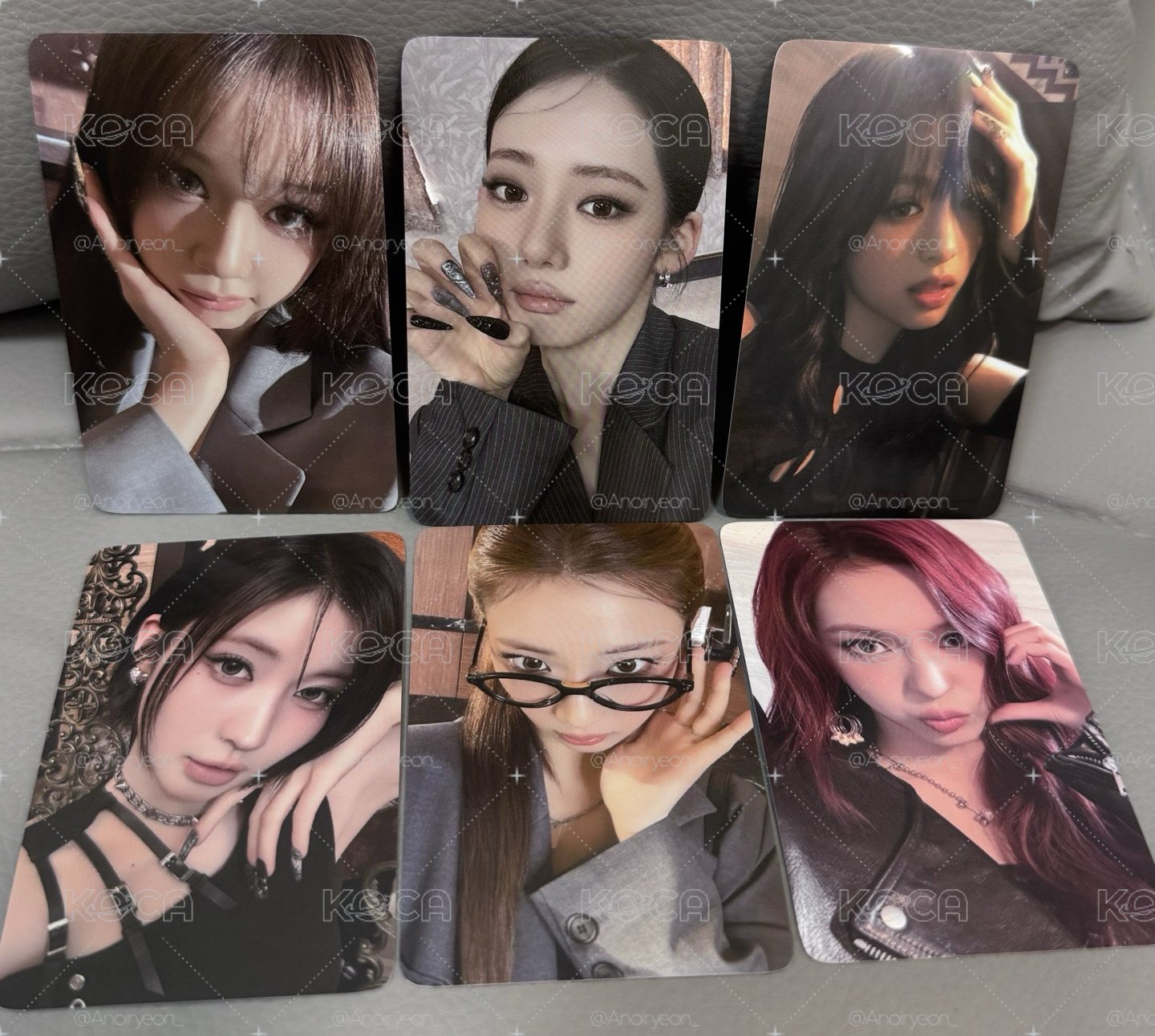 ˚⊹ᡣ𐭩BABYMONSTER 寶怪 춤 (CHOOM) el 線上 簽售卡  一套