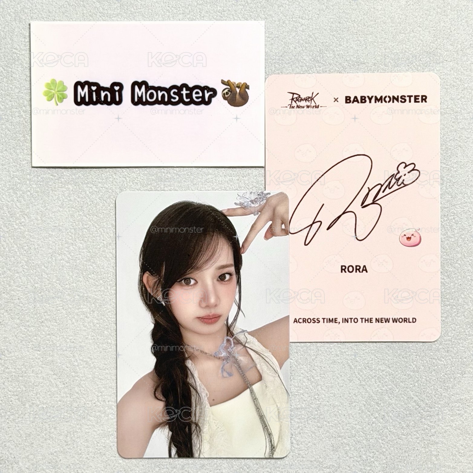 🍀Mini Monster🦥 RO代言卡 茶