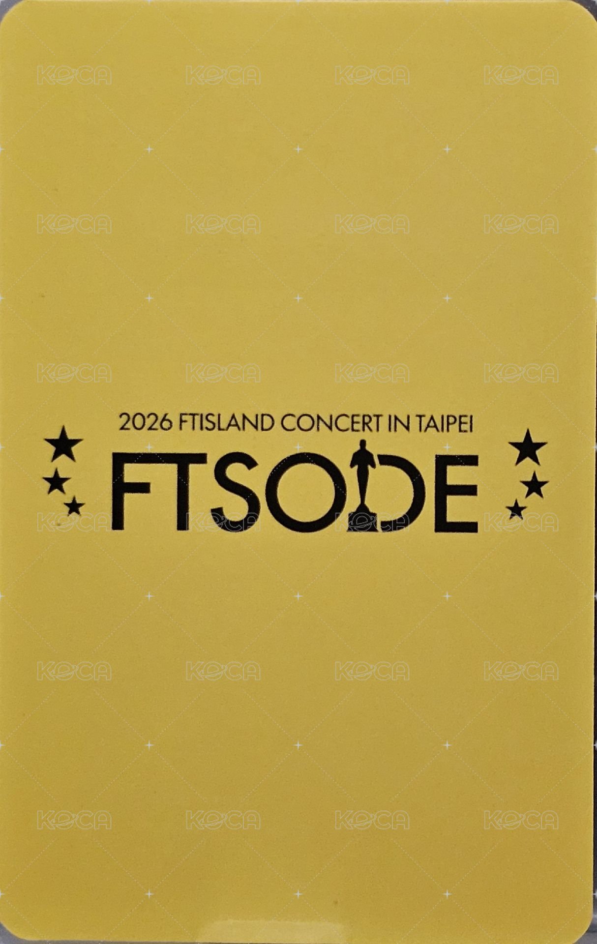 25 FTSODE 台灣場 磁吸卡套 周邊卡  背面