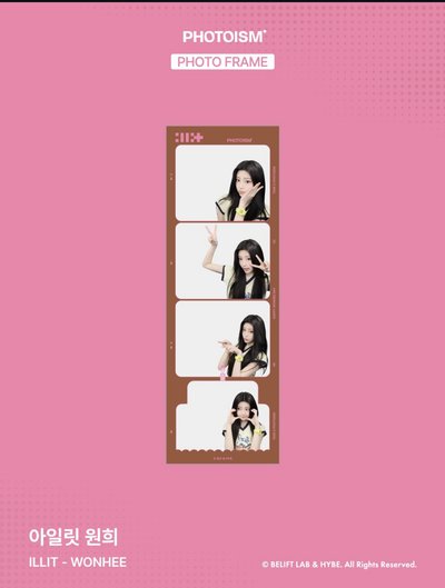 代購｜WONHEE PHOTOISM人生四格/貼紙