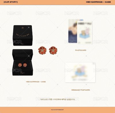 ATEEZ 2022年 弘中生日MD 耳環
