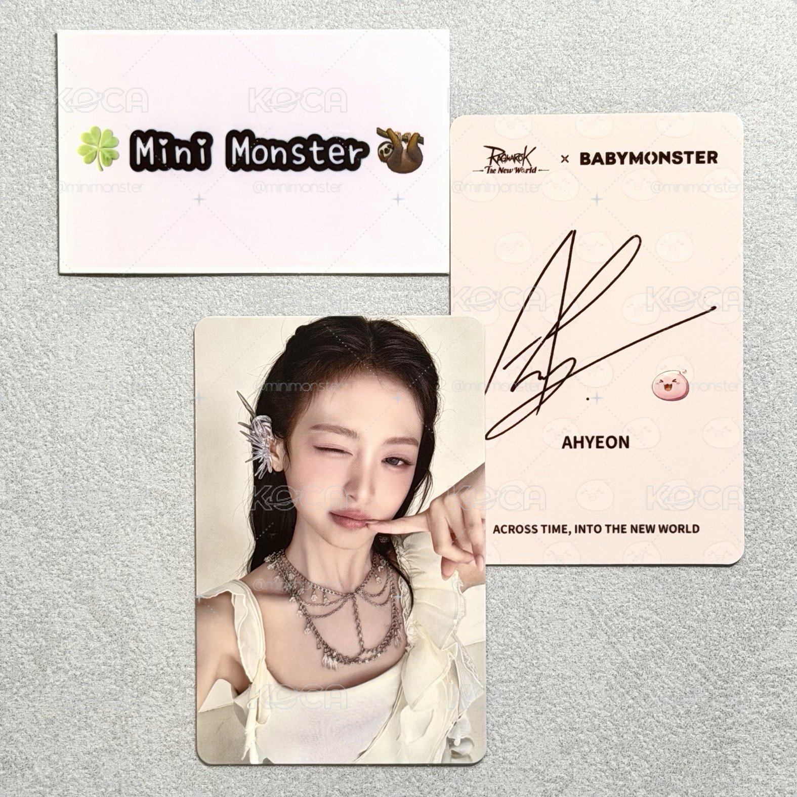 🍀Mini Monster🦥 RO代言卡 賢