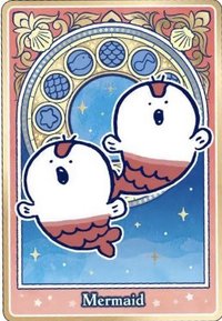 人魚島的秘密 紙品 威化餅卡