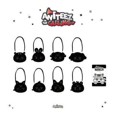 🏴‍☠️大臉黑色背包袋子 ATEEZ ANITEEZ IN THE CALLING