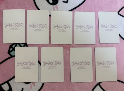 SEVENTEEN YAKUSOKU 場限卡 不綁！！ 單選成員！