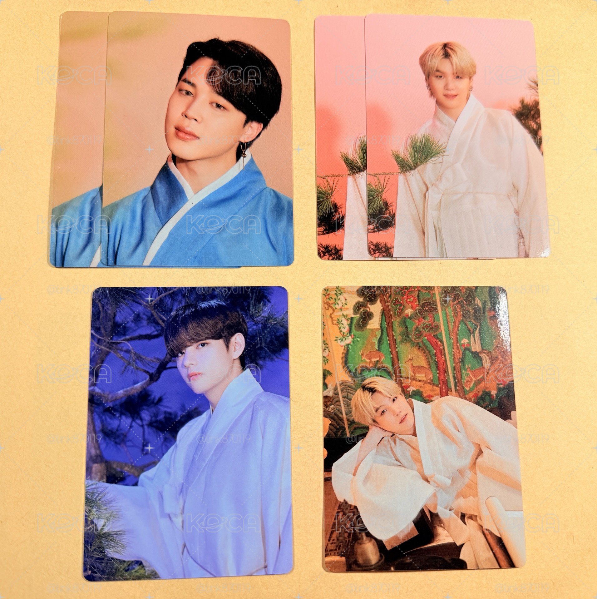 BTS 中秋 DALMAJUNG 小卡
