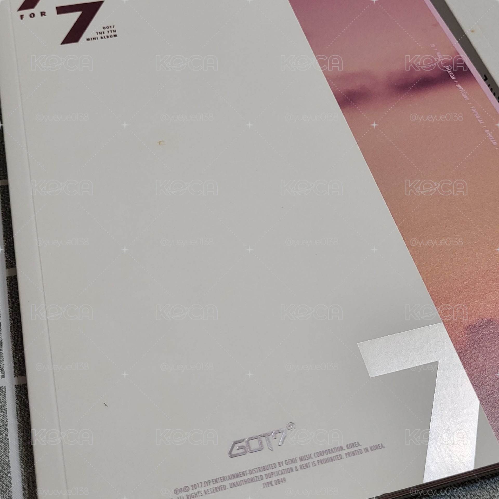 GOT7 7 FOR 7專輯*2