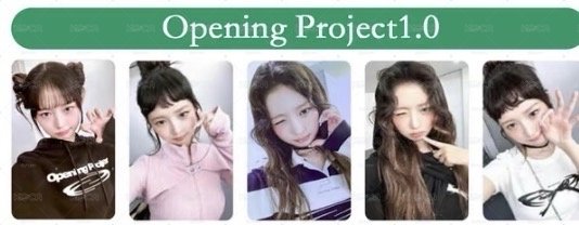 Opening Project 代言卡  非現