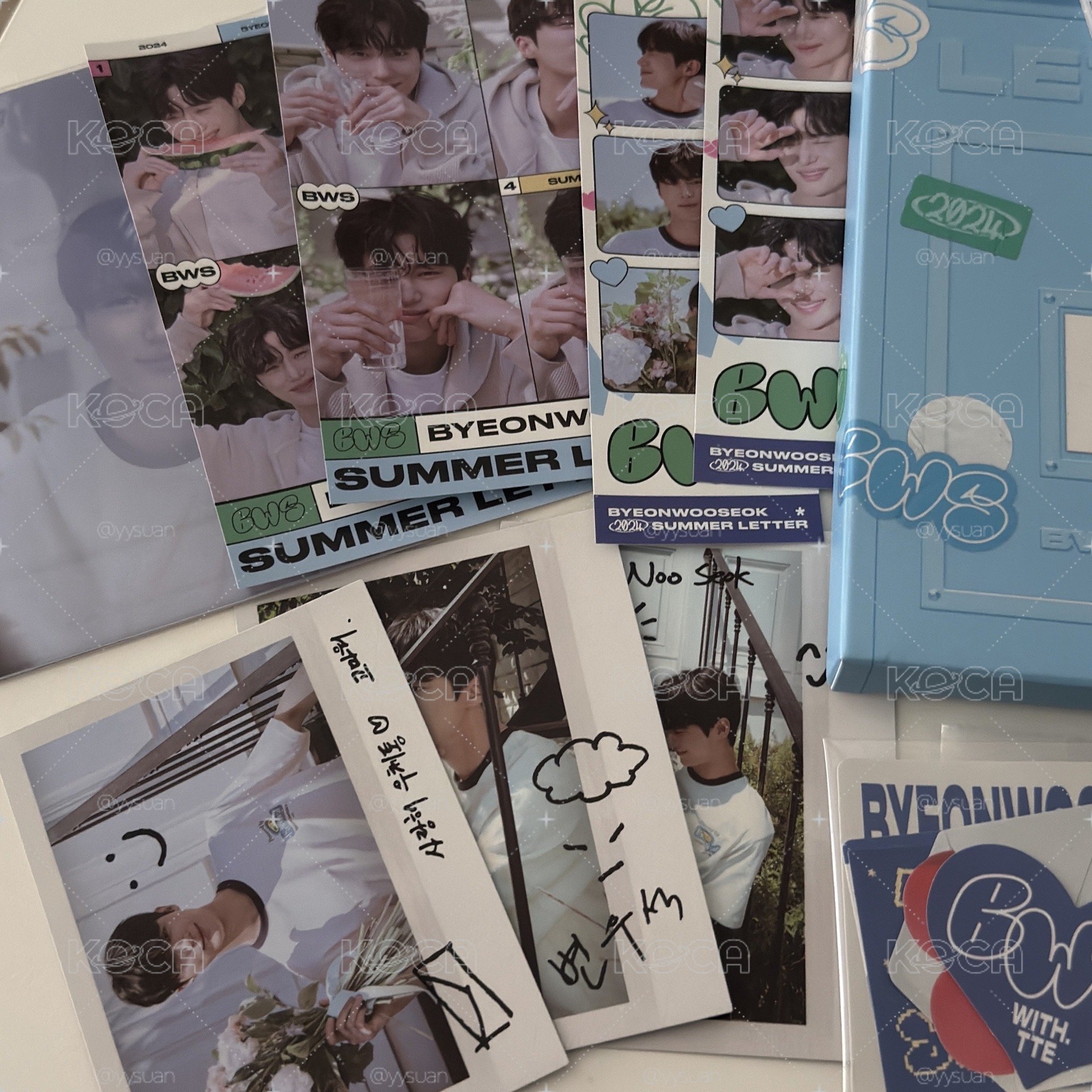 邊佑錫 summer letter post box