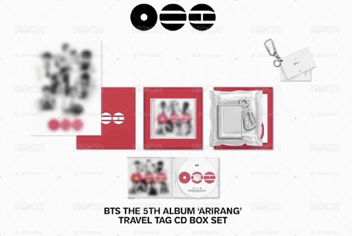 🌟代購🌟ARIRANG官網TRAVEL TAG CD BOX SET/其他代購看主頁置頂