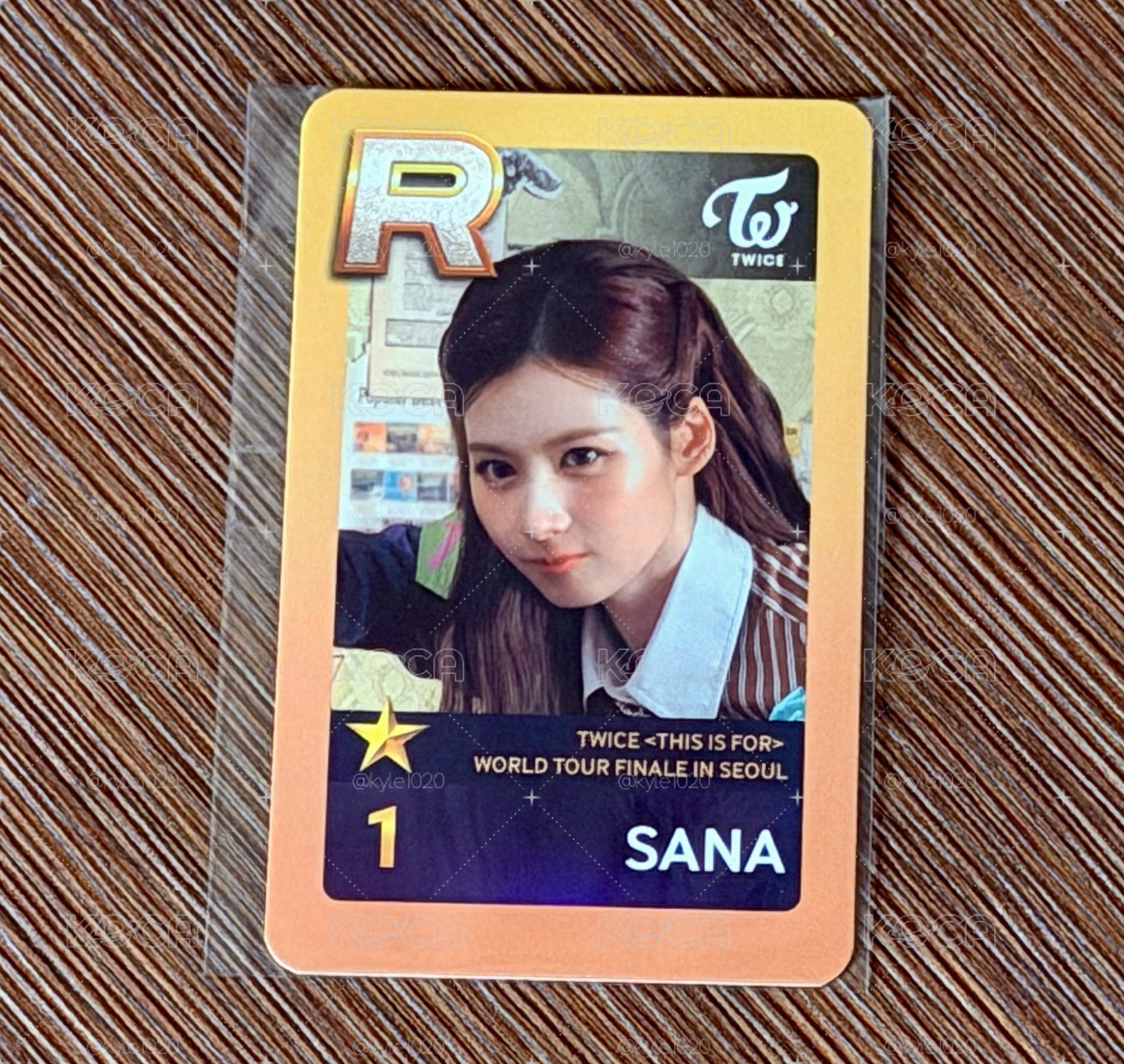 TWICE 首爾安口場 遊戲任務卡 Sana