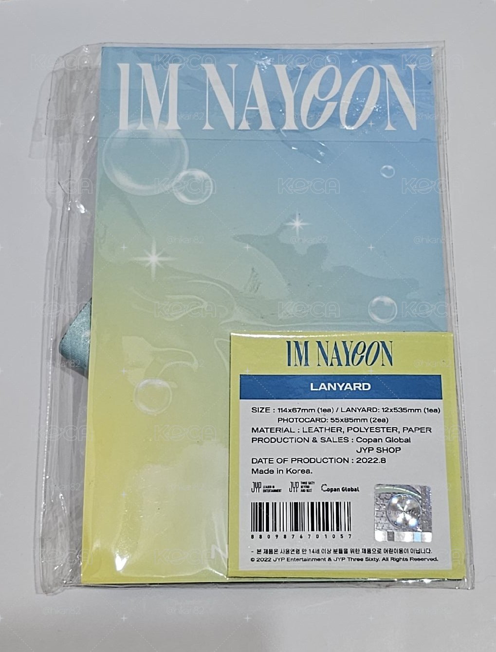 TWICE IM NAYEON識別證套