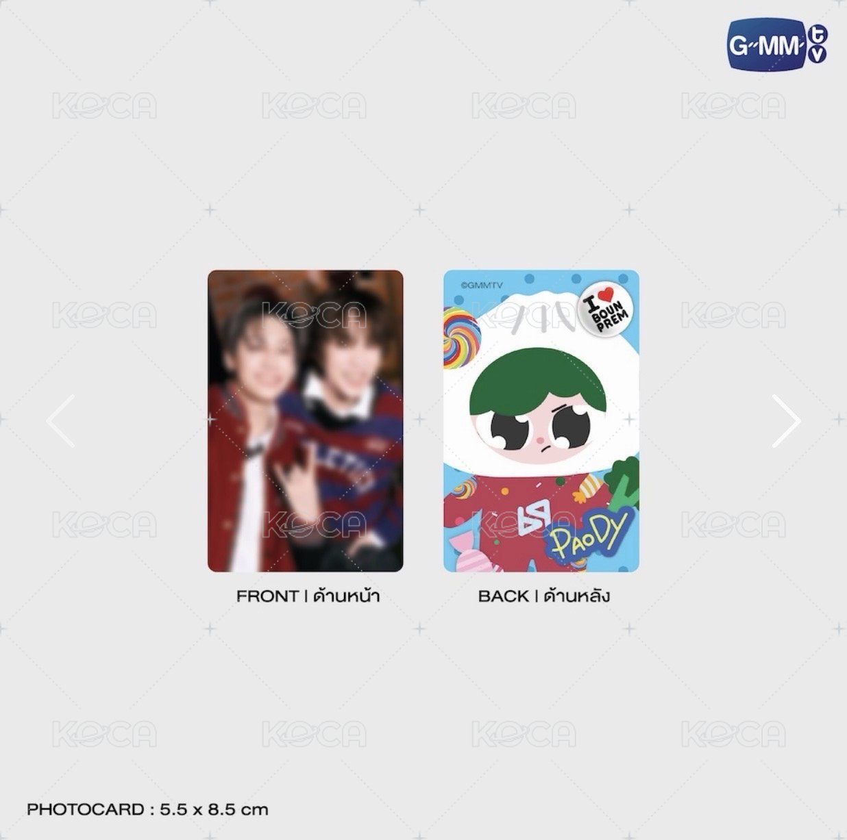 演唱会 PAODY CARD HOLDER WITH PHOTOCARD