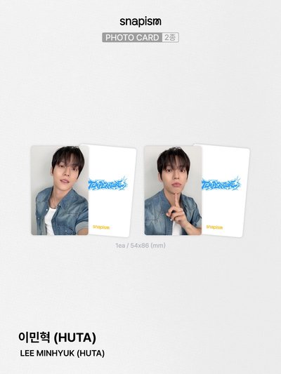 BTOB LEE MINHYUK (HUTA) X photoism X snapism 人生四格卡 貼紙 代印