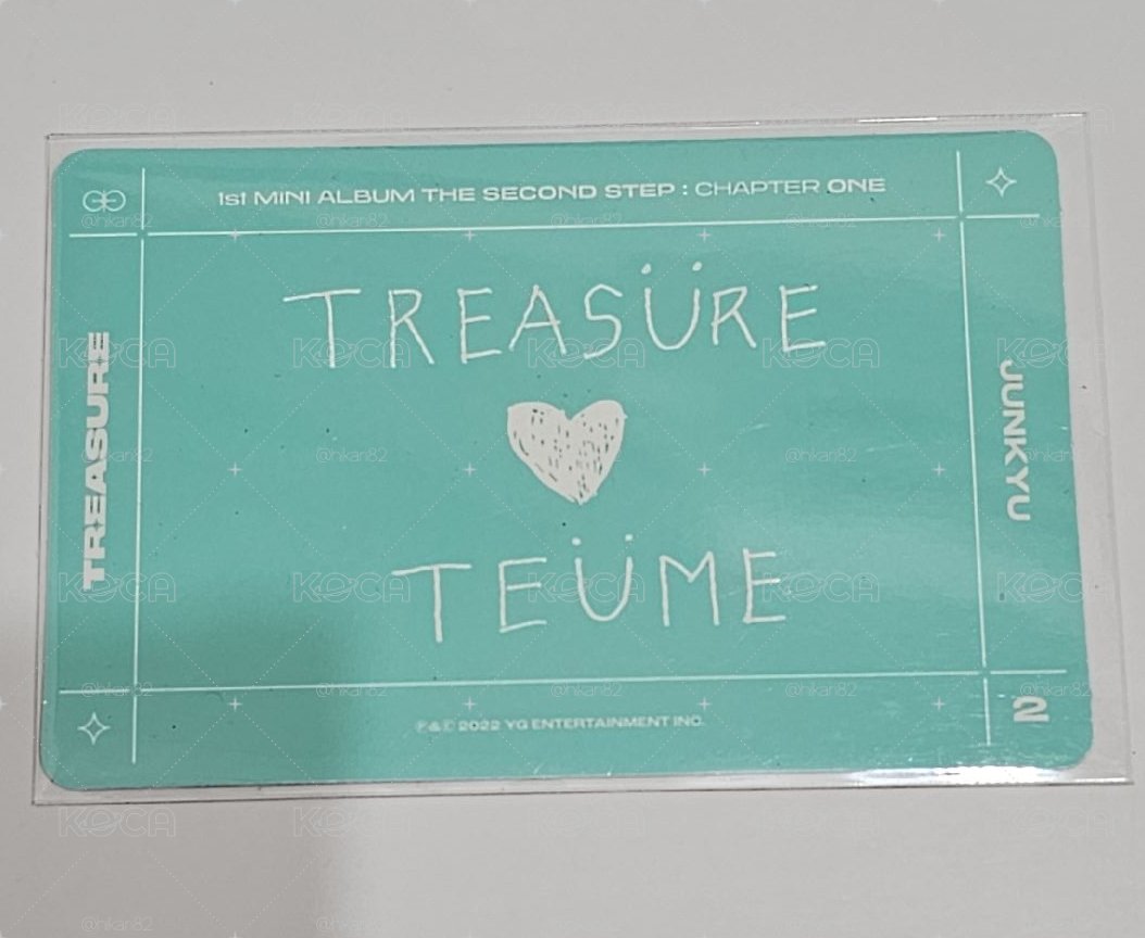 TREASURE THE SECOND STEP: CHAPTER ONE JUNKYU 🐨