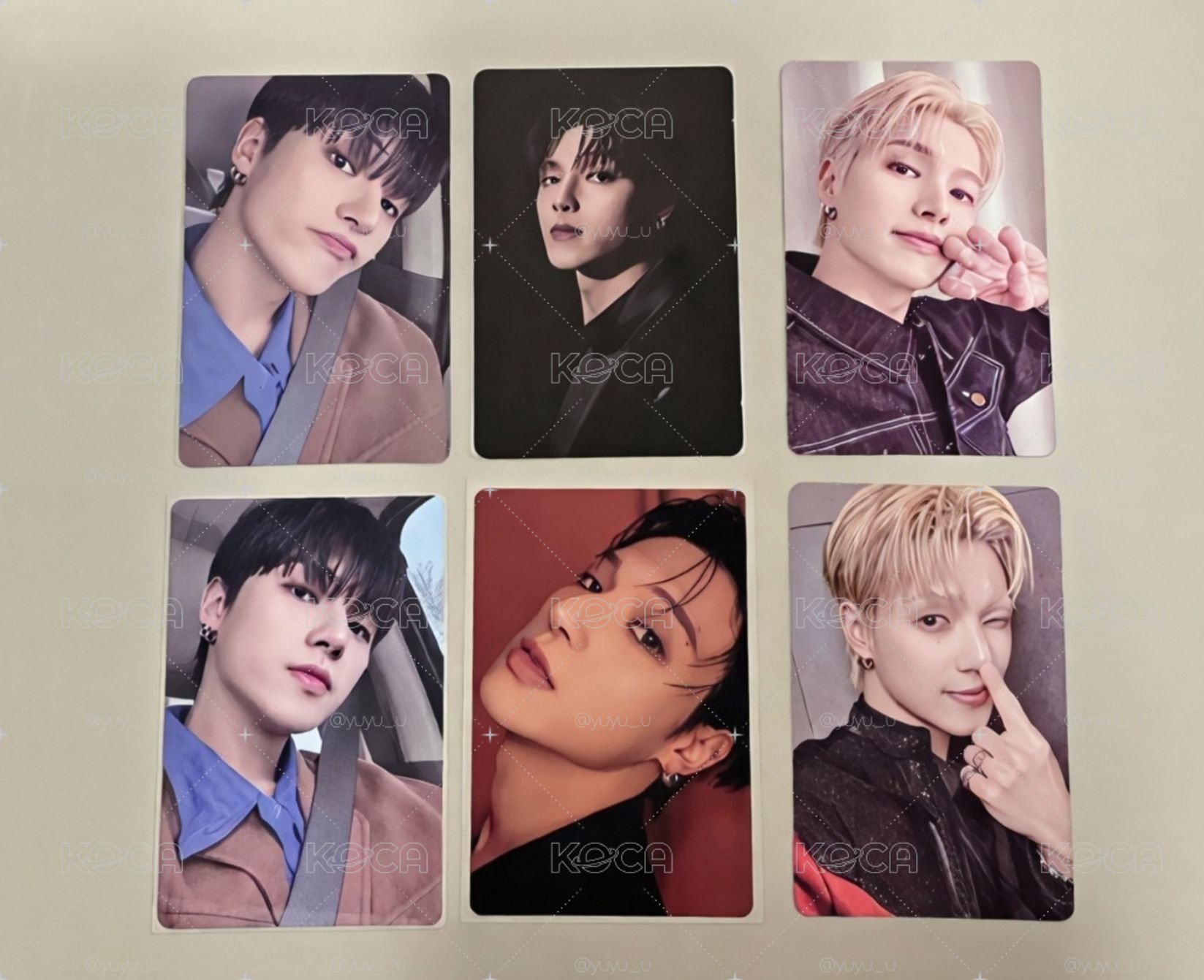 ATEEZ▪︎友榮 GH3 IYF 卡包卡 專輯卡 POCA 黑紅專 6張一組不拆
