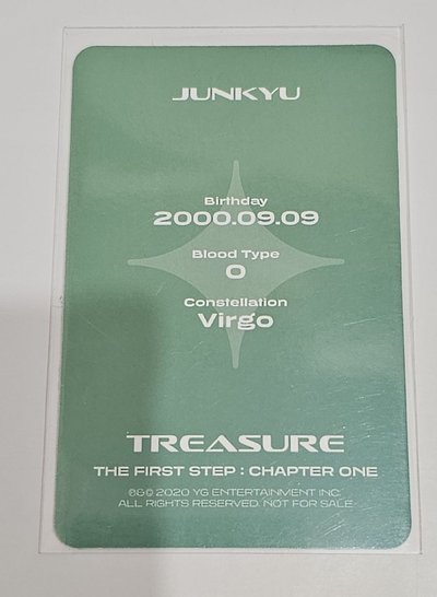 TREASURE THE FIRST STEP: CHAPTER ONE JUNKYU 🐨