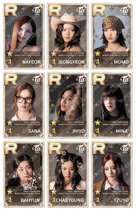 TWICE 首爾安可場遊戲卡 單張