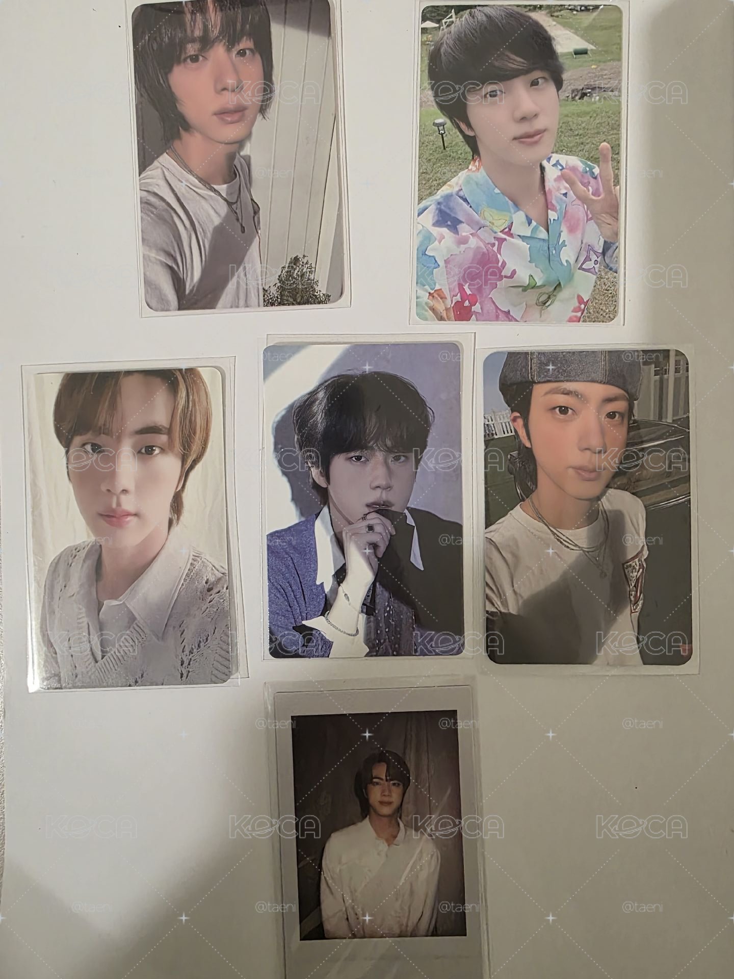BTS 碩珍尼小卡T ˙̫ T♡