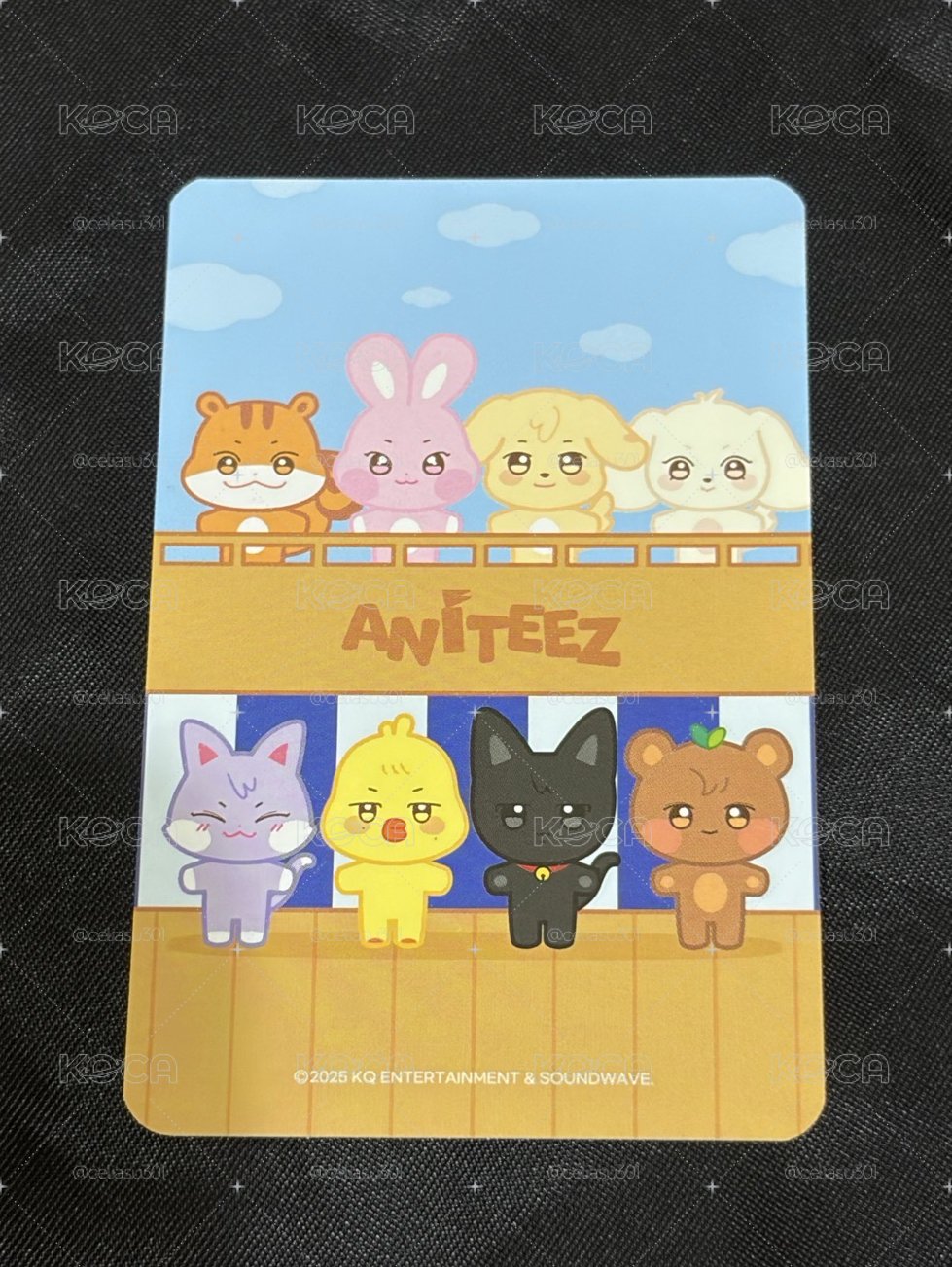 ATEEZ ANITEEZ IN THE CALLING旼尚行李卡