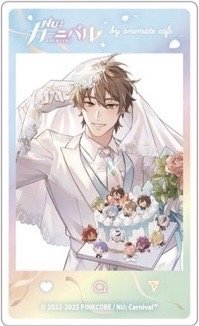 新世界狂歡NU: Carnival EIDEN Birthday × animate cafe 壓克力卡 生日婚紗款
