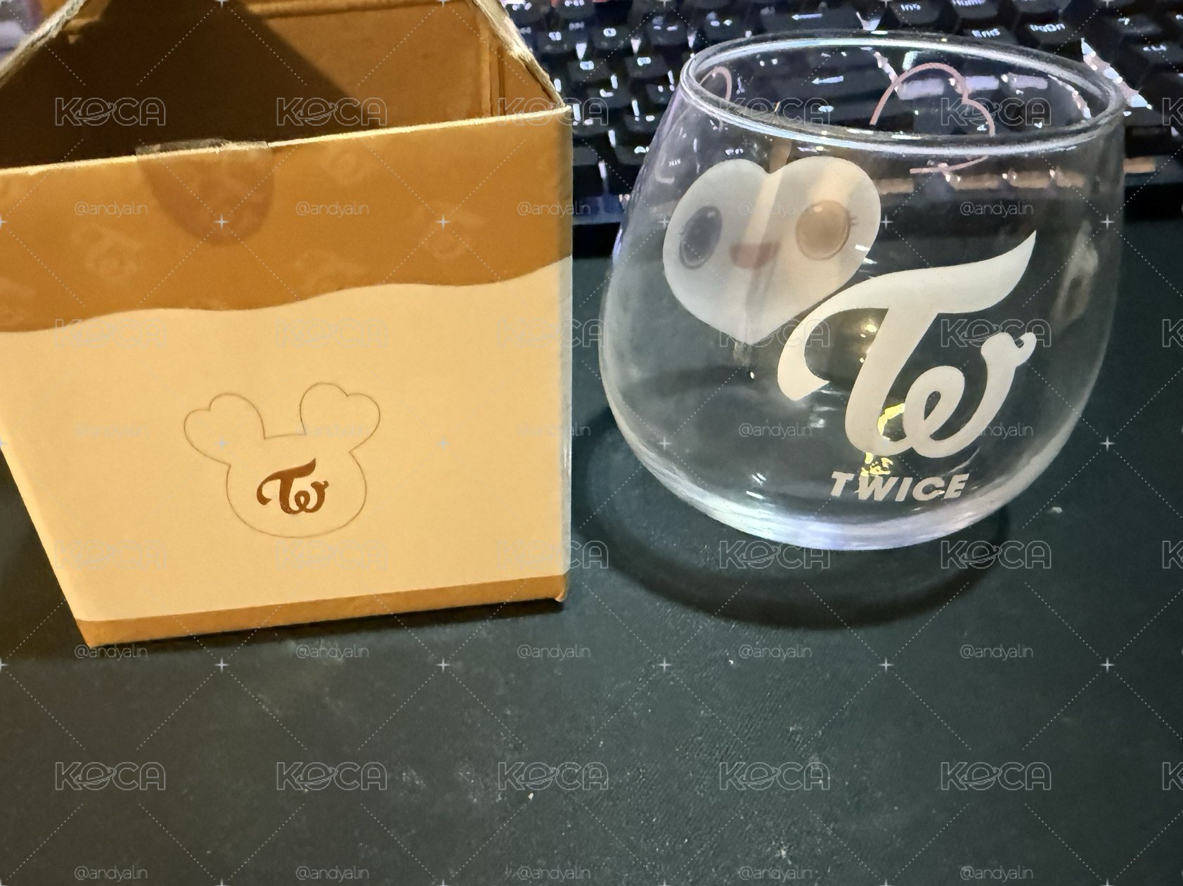 TWICE 一番賞玻璃杯