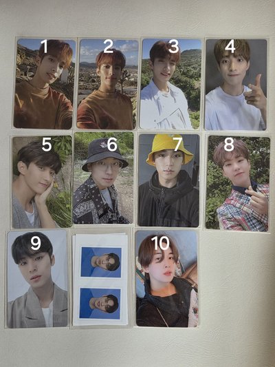 seventeen svt 碩 奎 漢 圓 榮 率 小卡