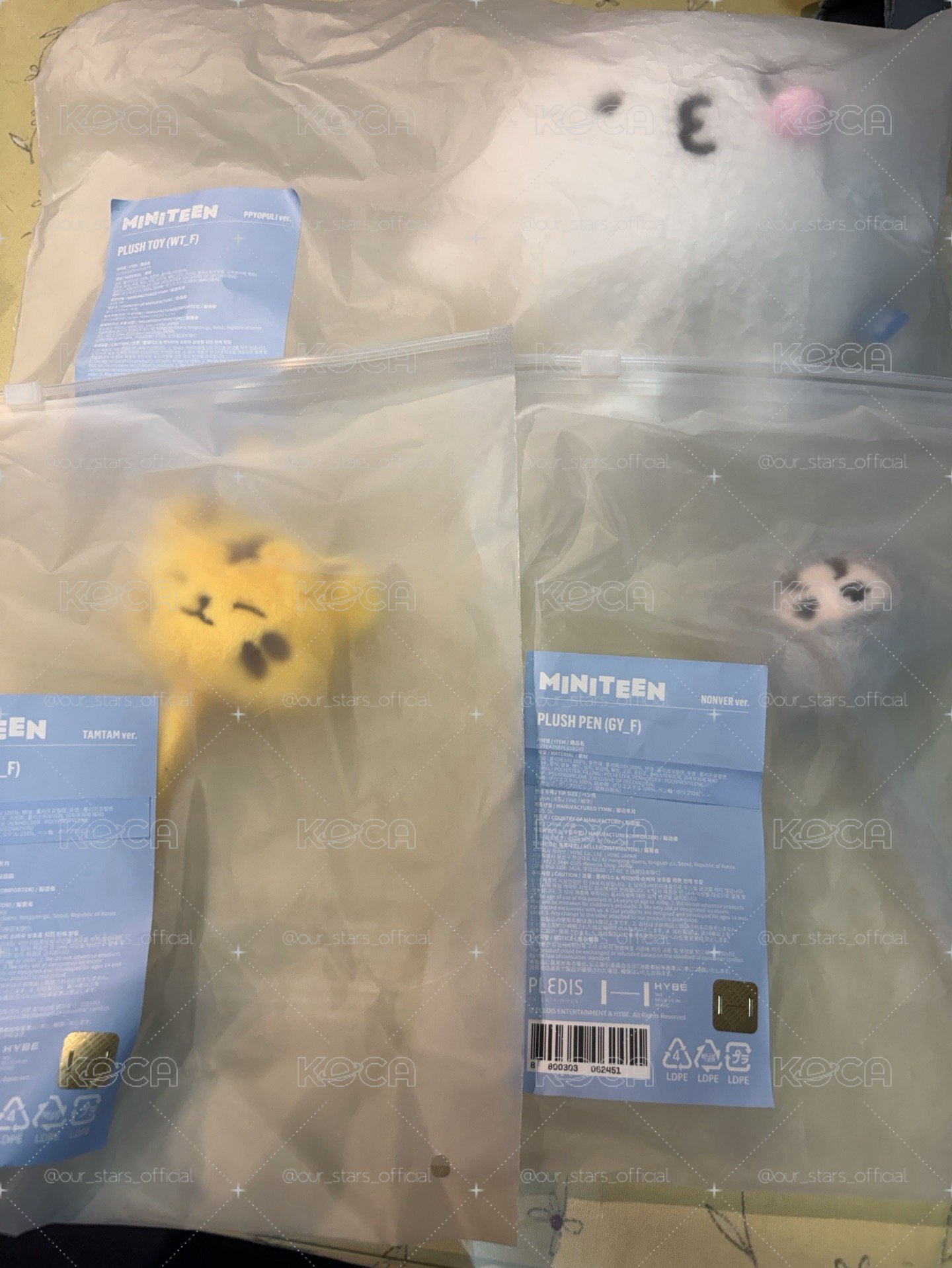 SEVENTEEN 官方 MINITEEN HOUSE PARTY 娃娃 筆