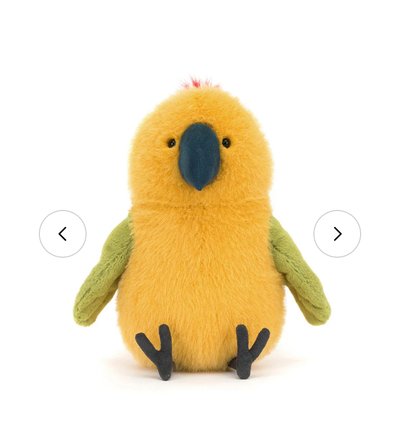 JELLYCAT Budgeby Parrot 