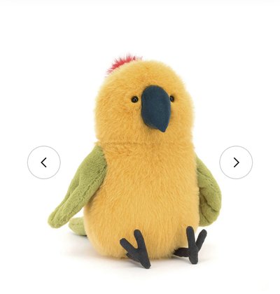 JELLYCAT Budgeby Parrot 