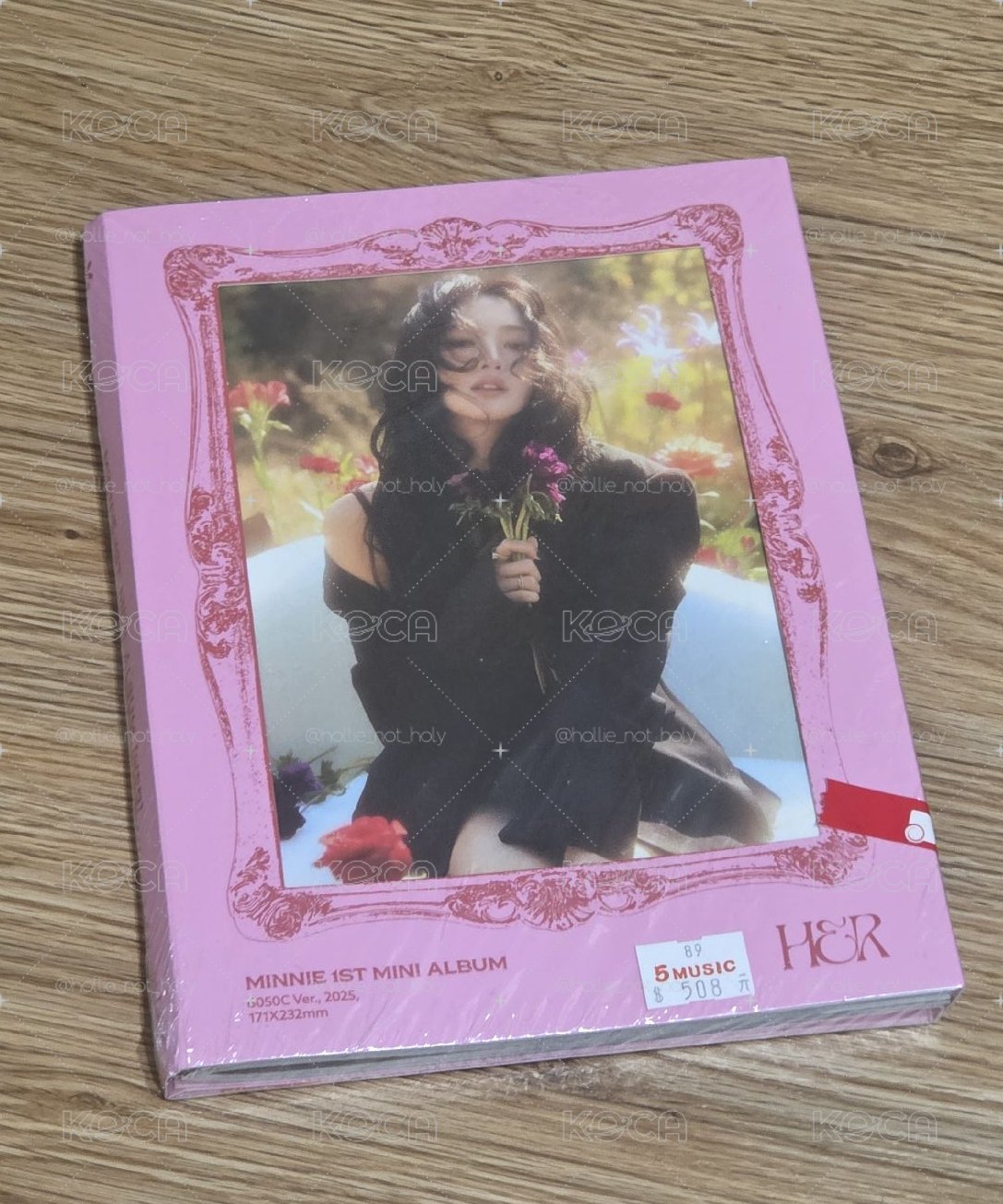 Minnie solo粉版未拆專