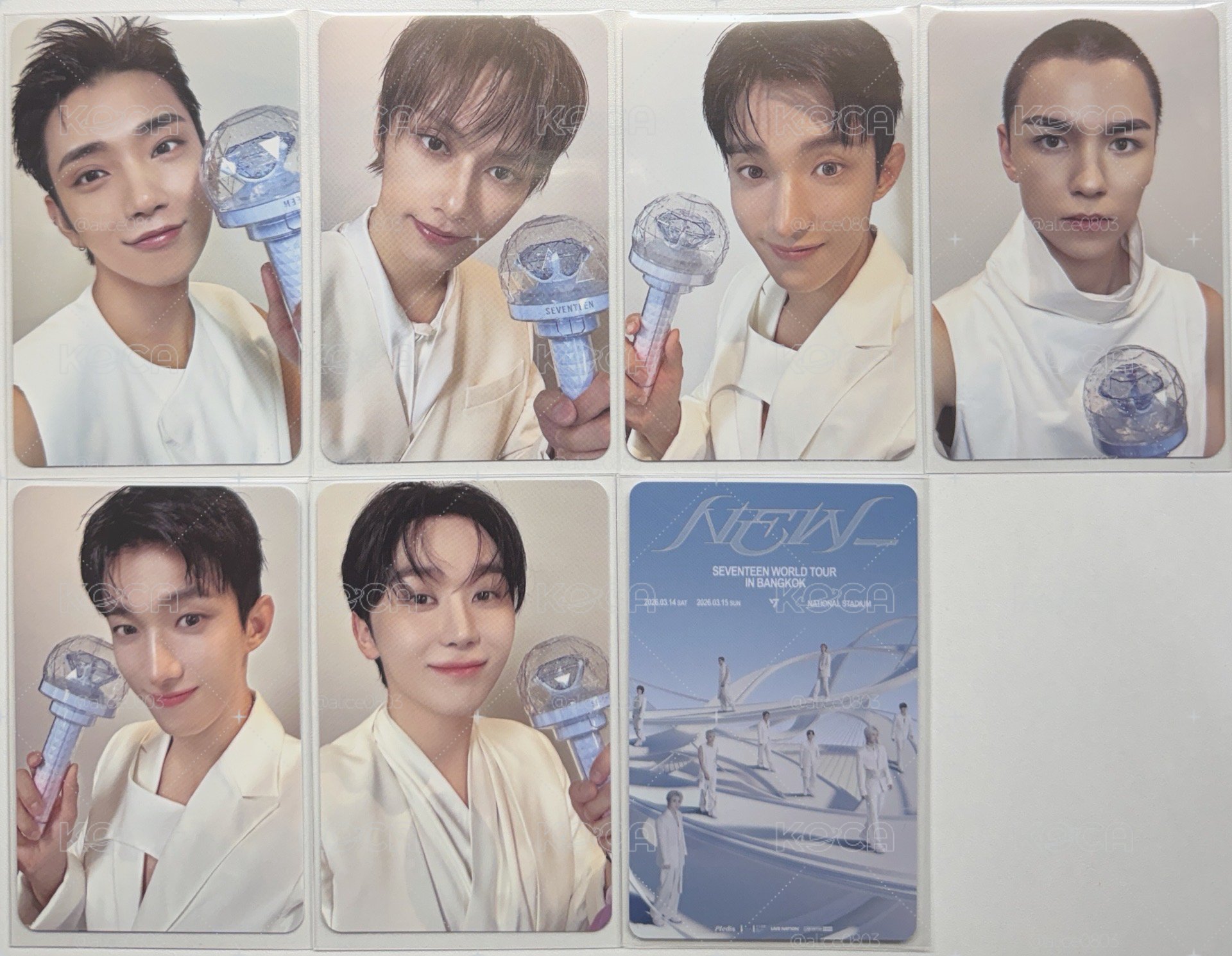 Seventeen NEW_安可 克拉粽 需上❤️帶下💙 下💙可單帶