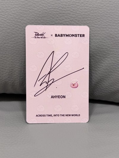 ˚⊹ᡣ𐭩BABYMONSTER 寶怪 AHYEON 