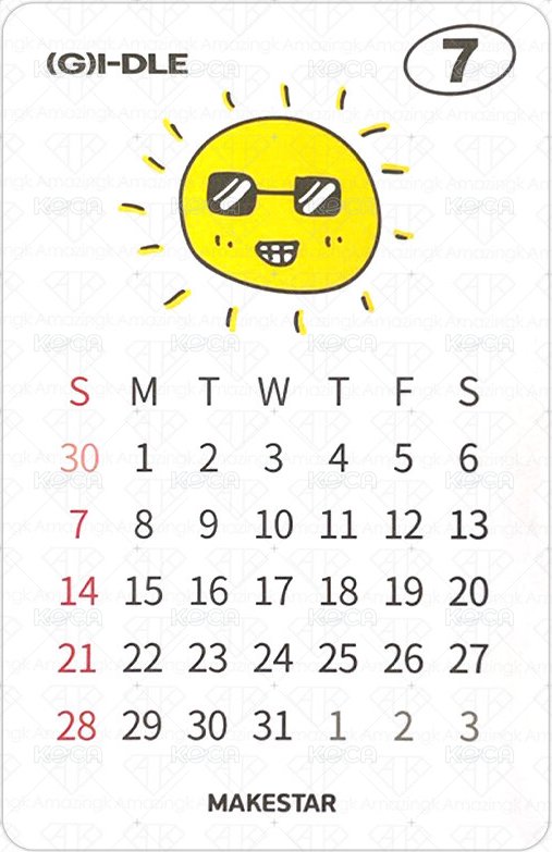正規二 ms 1.0 特典卡 月曆卡背 背面