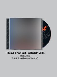 THIS & THAT CD 美國限定 Group ver.