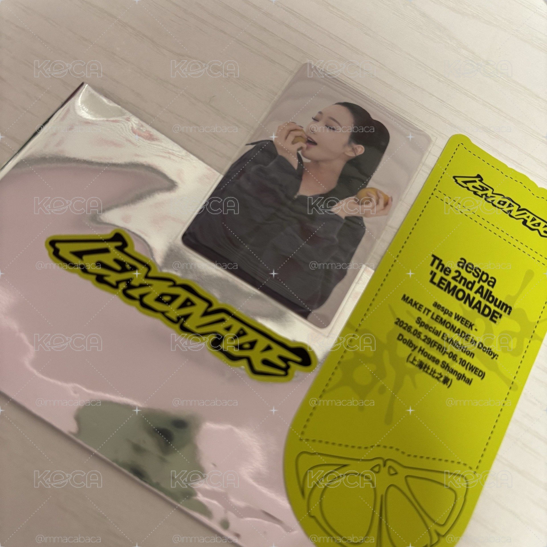 aespa 🍋qq音樂線下特典吉（原包裝寄出）