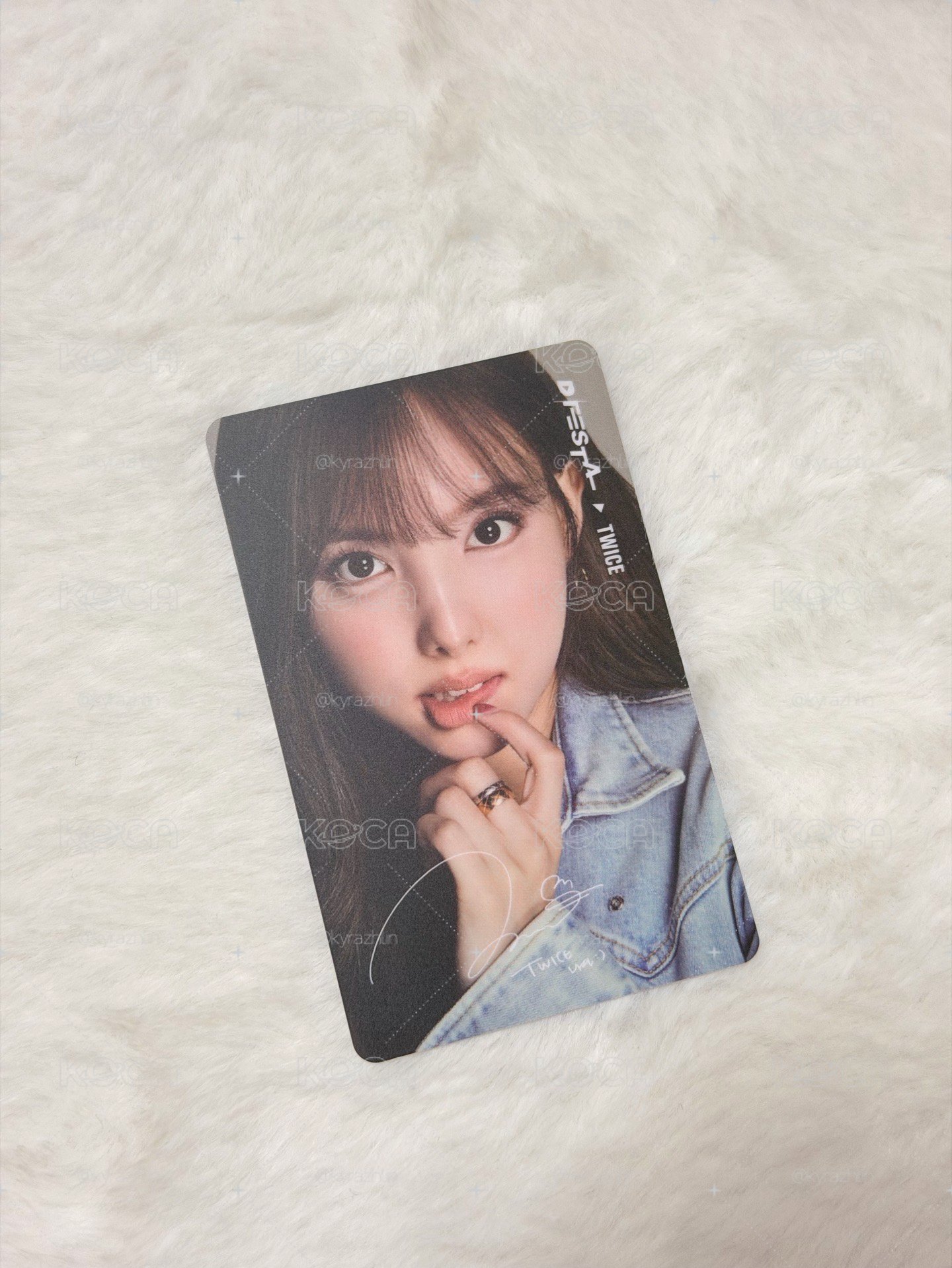 TWICE 娜璉多賢 D社入場卡