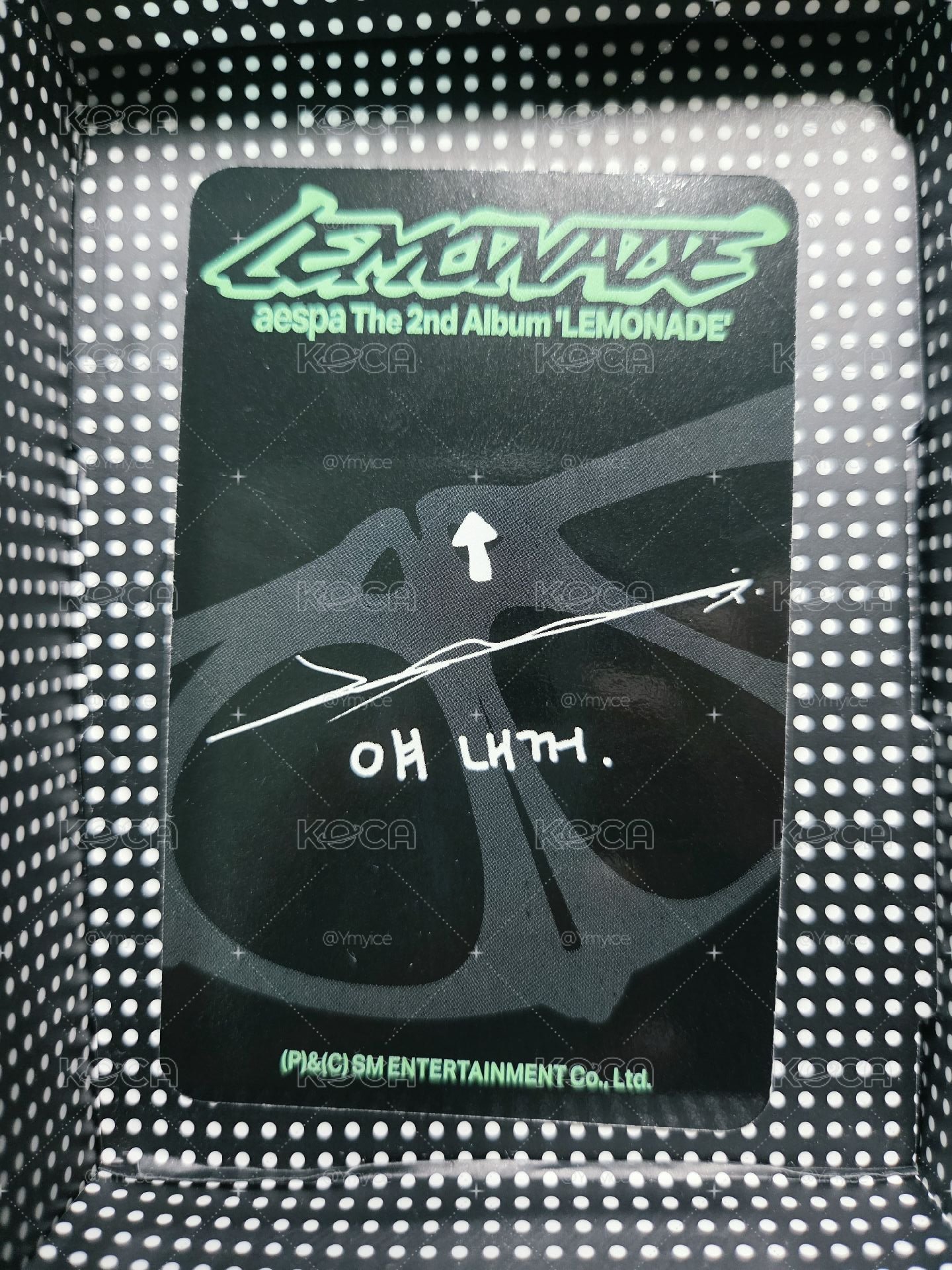 LEMONADE P.O.S 專輯卡 