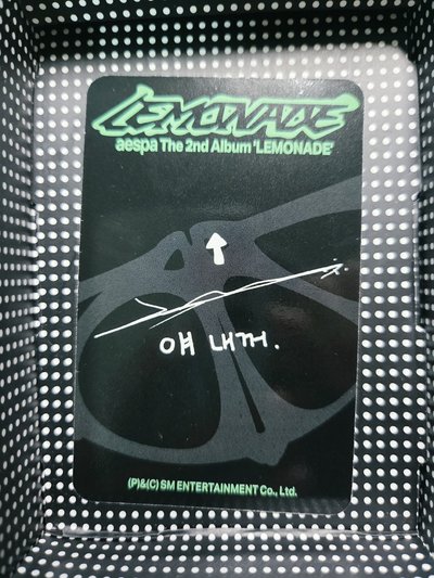 LEMONADE P.O.S 專輯卡 