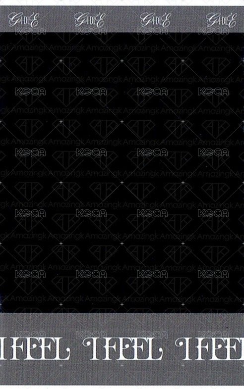 I feel Queen版 專輯卡 拍立得 背面