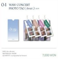 2021 MAMAMOO ONLINE CONCERT 'WAW' 書籤 