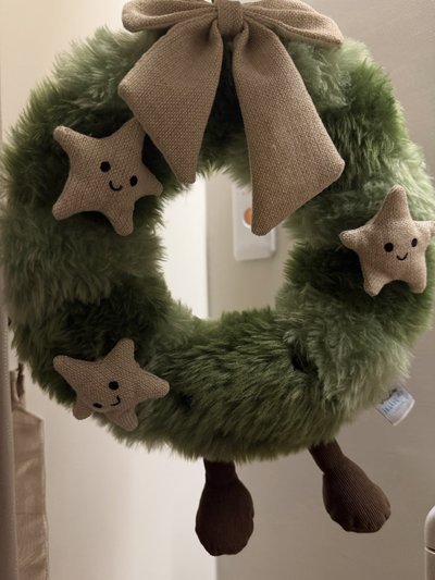 Jellycat趣味聖誕花圈