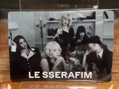 LE SSERAFIM CRAZY 日本萬代威化餅卡片貼紙系列 隨機卡 N-10
