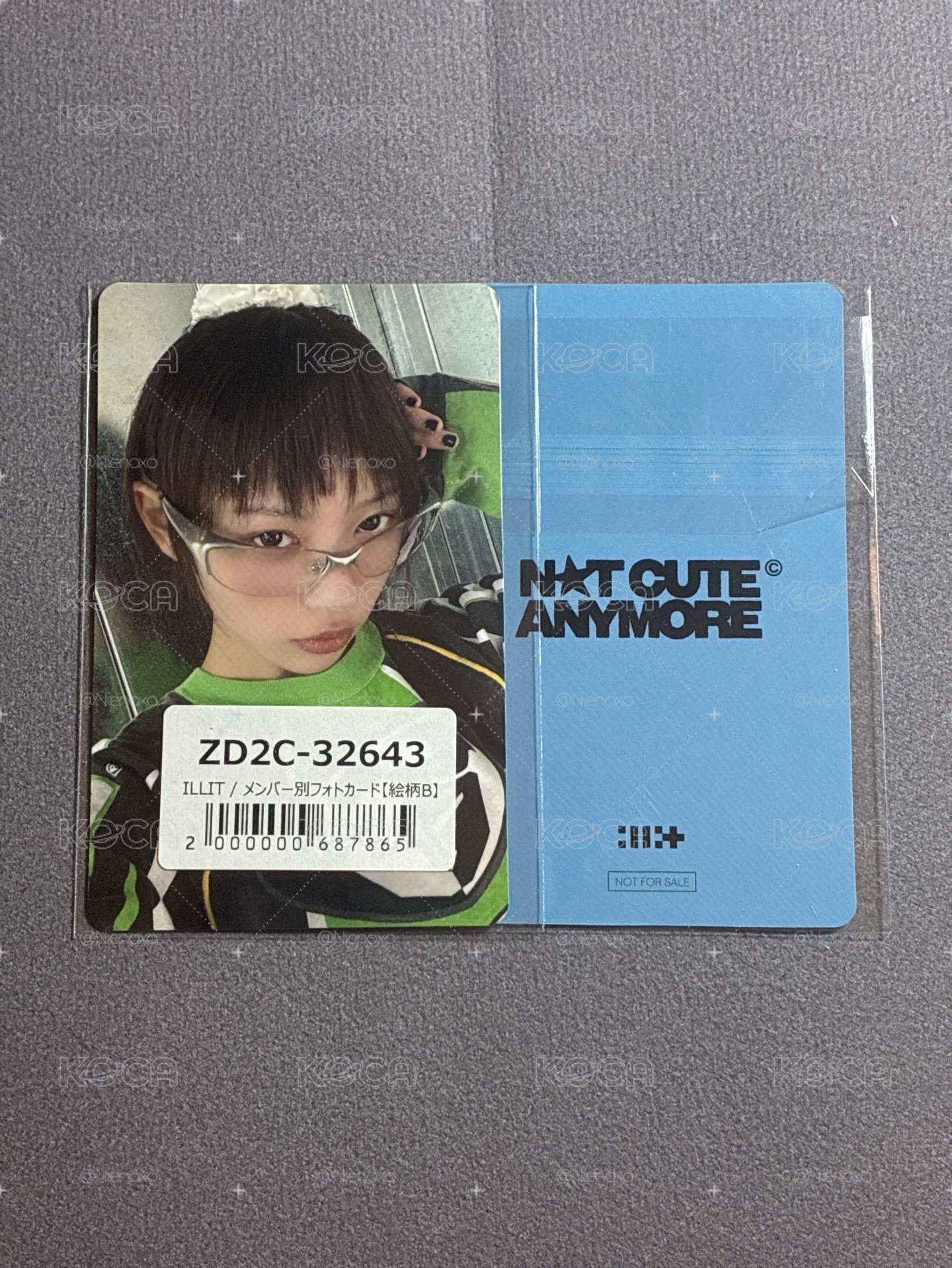 MOKA境萌花 NOT CUTE ANYMORE 環球預售卡