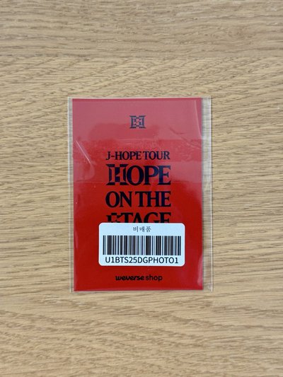 BTS防彈少年團J-Hope鄭號錫 - "HOPE ON THE STAGE" 寫真本官方小卡