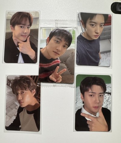 EXO Reverxe k4 特典卡 