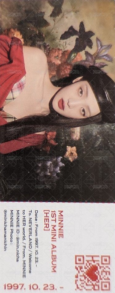 HER 紅版 書籤  背面