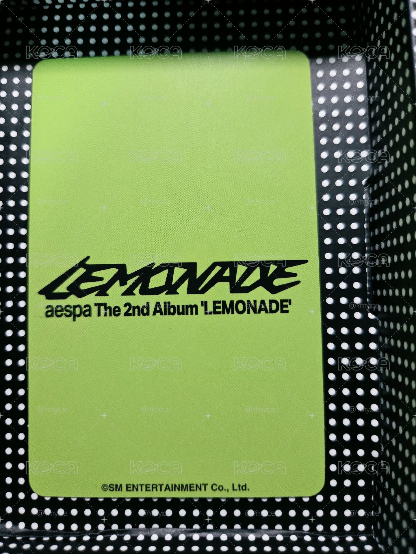 👽LEMONADE ec board 特典卡 吉