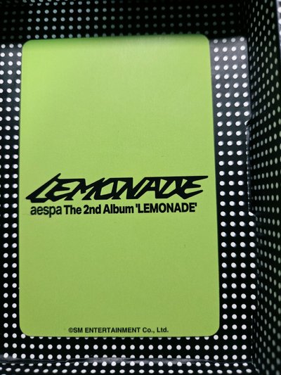 👽LEMONADE ec board 特典卡 吉